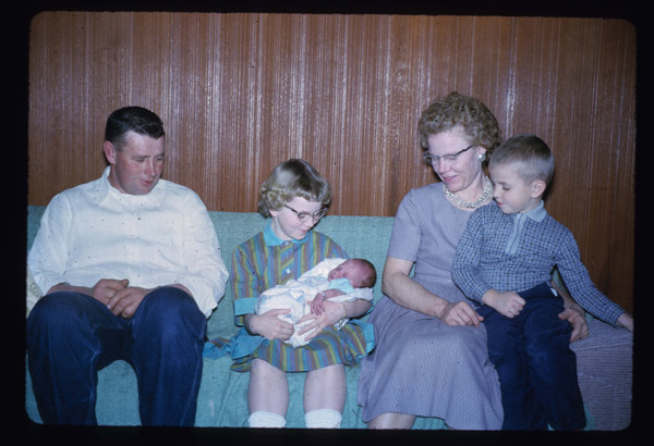1964_05_01 Melvin Dorothy Kathy Ken Lyle Baptism